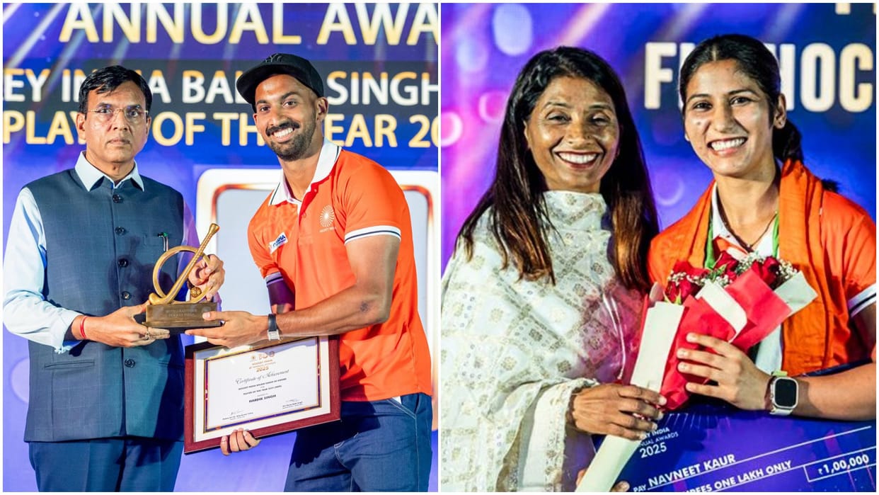 Hardik, Navneet win Hockey India Player of the Year awards see list