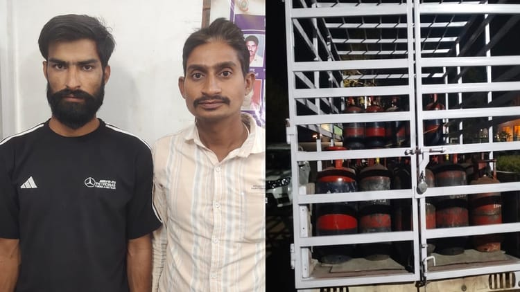 Raipur News: रायपुर ग्रामीण में अवैध गैस सिलेंडर कारोबार पर कार्रवाई, 45 कॉमर्शियल सिलेंडर और पिकअप जब्त