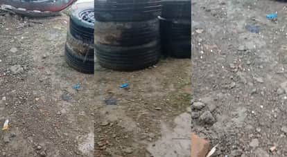 Orai Rain and Hail Accompanied by Strong Winds Harvested Wheat Crop Ruined Lines of Worry on Farmers Foreheads