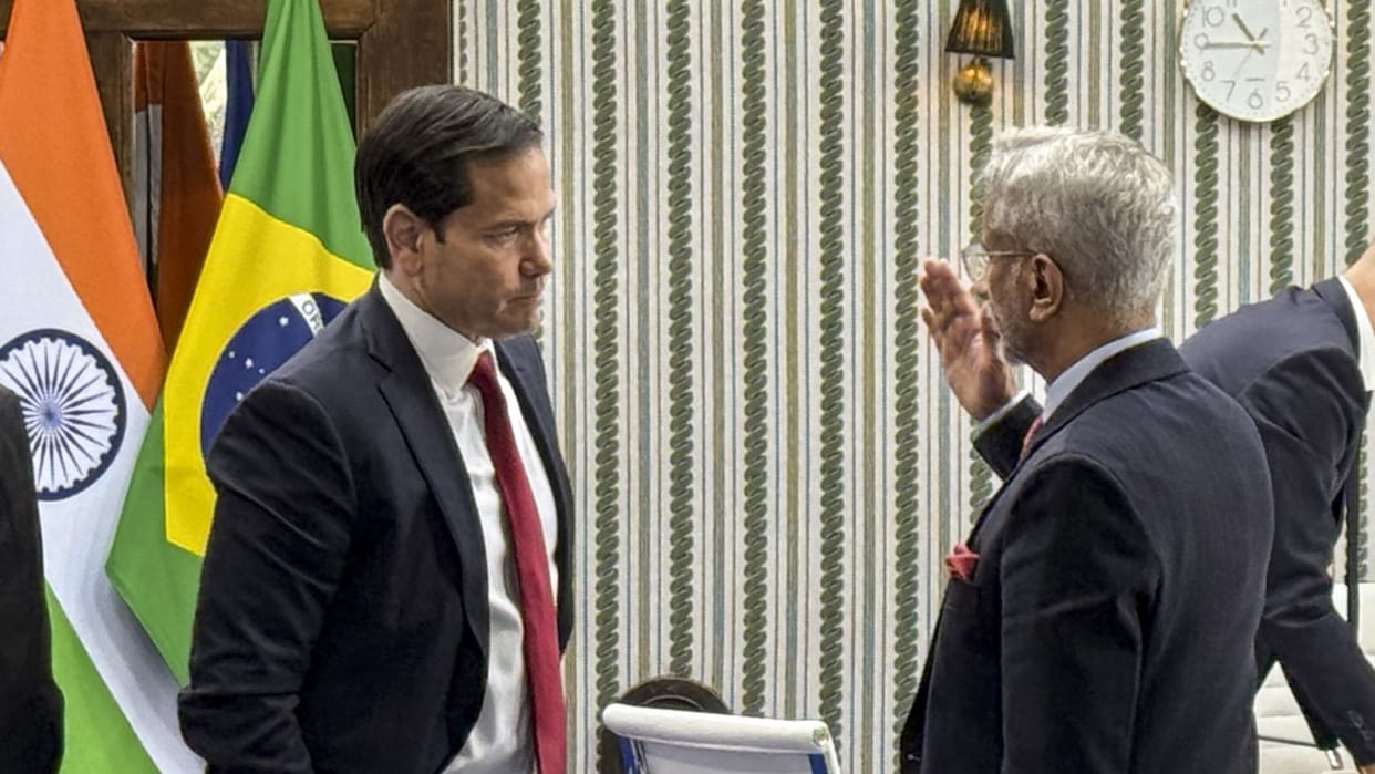 EAM S Jaishankar meets Marco Rubio at the sidelines of G7 Foreign Affairs Ministerial in France