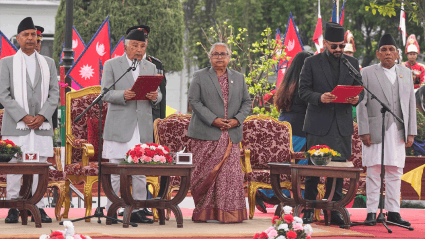 Five women ministers assume key portfolios in PM Balen's 15-member Cabinet
