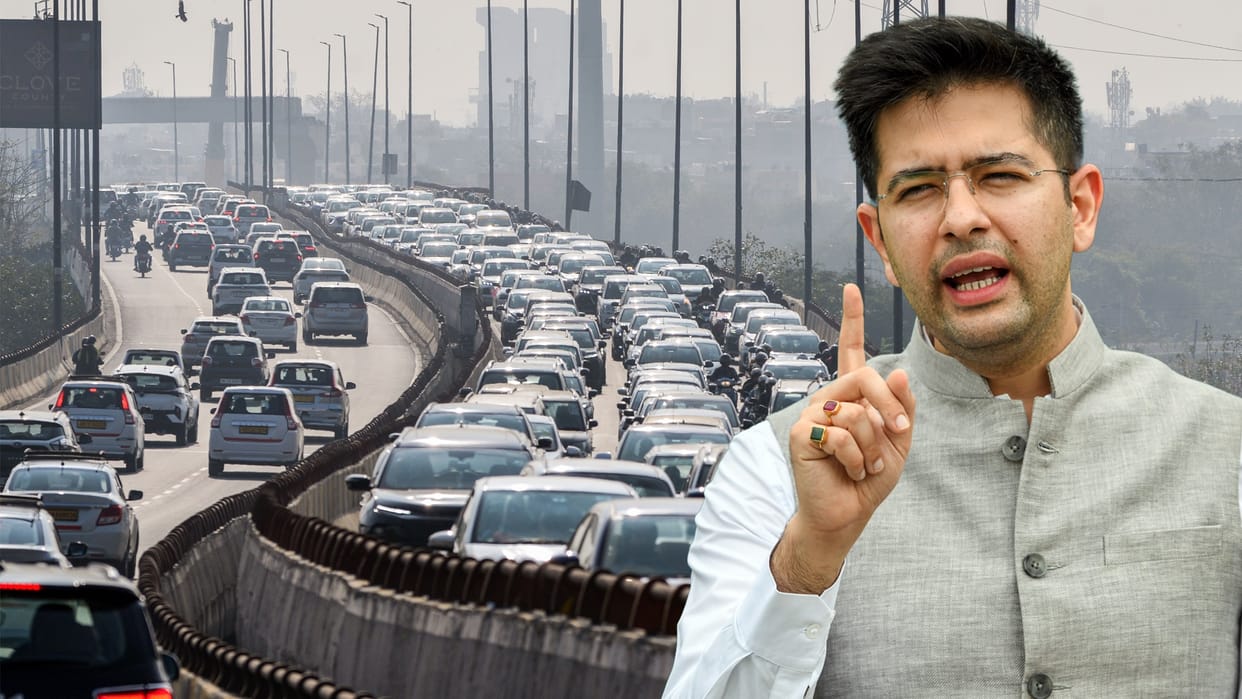 India Traffic Crisis Deepens: Delhi Commuters Lose 104 Hours, Bengaluru 7 Days a Year, Raghav Chadha Warns