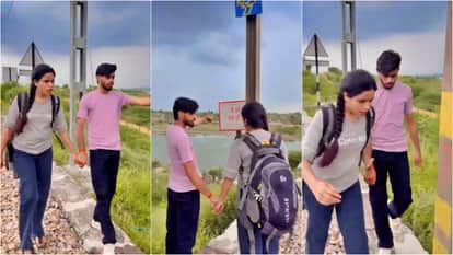 Rajasthan News: Making Reels on Railway Tracks Proves Costly; Brother and Sister Arrested in Sawai Madhopur