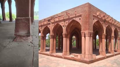 Historic 64-Pillar Tomb Crumbling: 12 Columns on Verge of Collapse Heritage Crying for Conservation