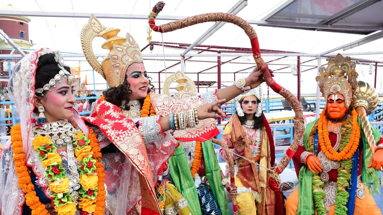 Ram Navami Auspicious Chants Resound in 600 Ram Temples and Monasteries in varanasi