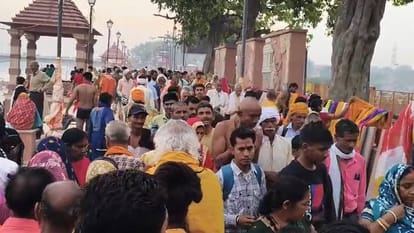 Throngs of devotees descend upon Ayodhya for Ram Navami over 1 million take holy dip in Saryu River by 9 AM