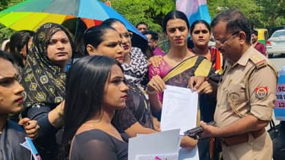 Protest Against Transgender Amendment Bill Member of Queer Community in Varanasi