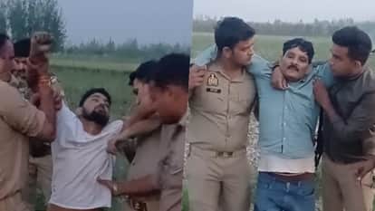 Two cattle smugglers involved in cow slaughter shot in the leg during police encounter; four arrested