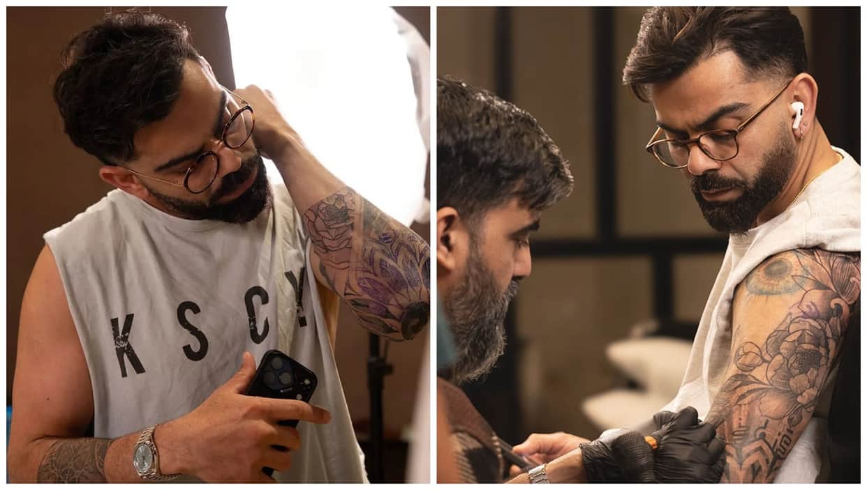 Virat Kohli New Tattoo Ahead of IPL Reflects His Life Experiences and Personal Transformation