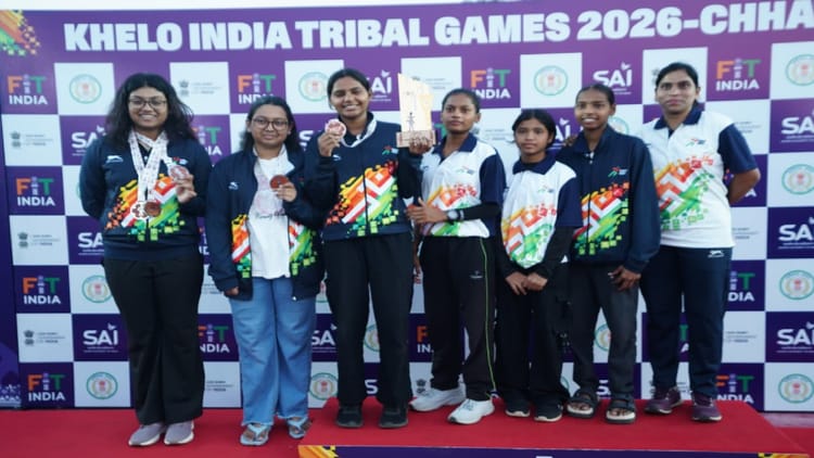 Khelo India Tribal Games:तैराकी में कर्नाटक का वर्चस्व, महिला वर्ग में ओडिशा  चैंपियन, 6वें नंबर पर छत्तीसगढ़ - Khelo India Tribal Games: Karnataka  Dominates In Swimming; Odisha Crowned ...