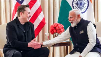 एलन मस्क और प्रधाानमंत्री नरेंद्र मोदी