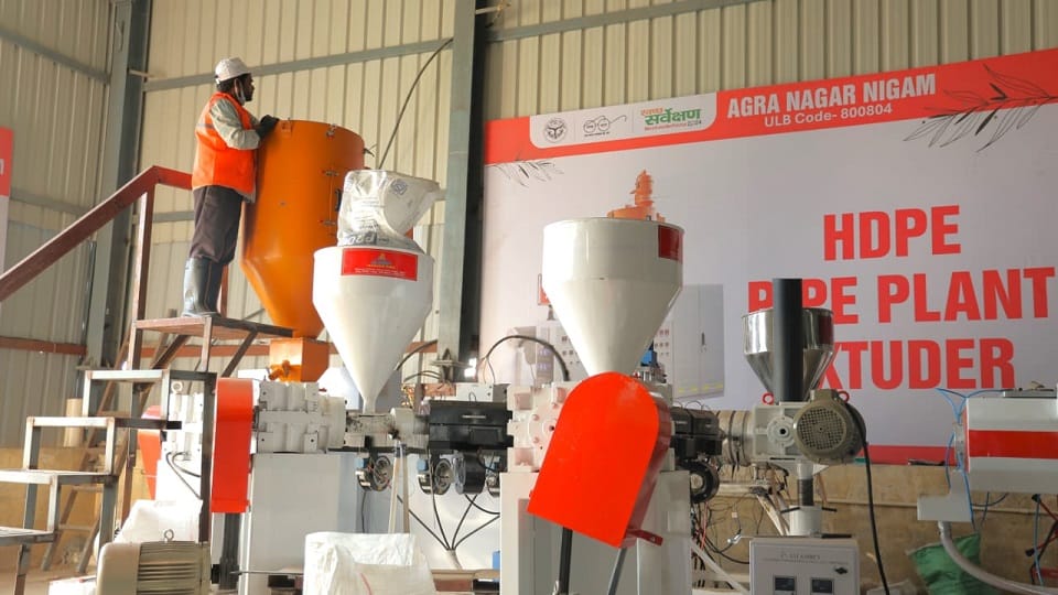 From Waste to Wealth: Agra Turns Plastic Garbage into Shoes and Roads