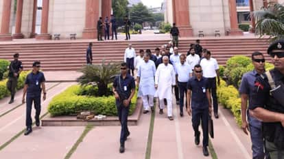 Nitish Kumar inspected many projects under construction Loknayak Jai Prakash Narayan park patna bihar news