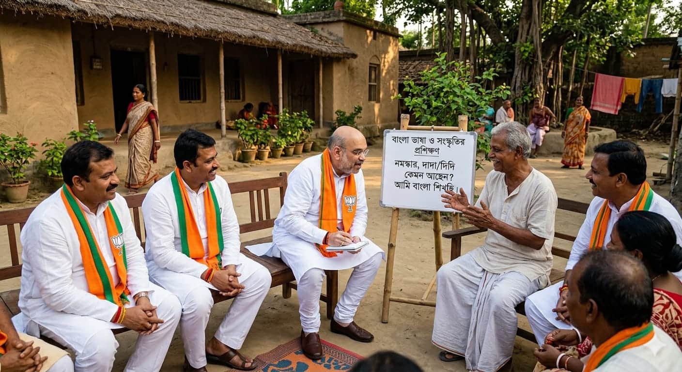 पश्चिमी बंगाल में भाजपा नेताओं ने डाला डेरा