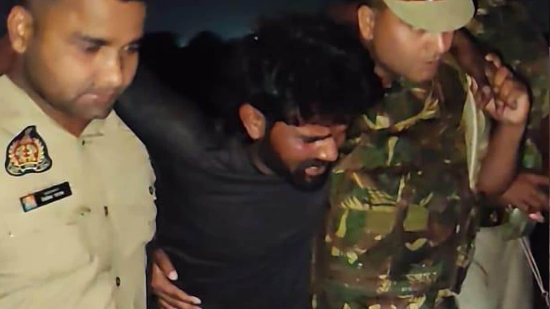 पुलिस के गिरफ्त में आरोपी