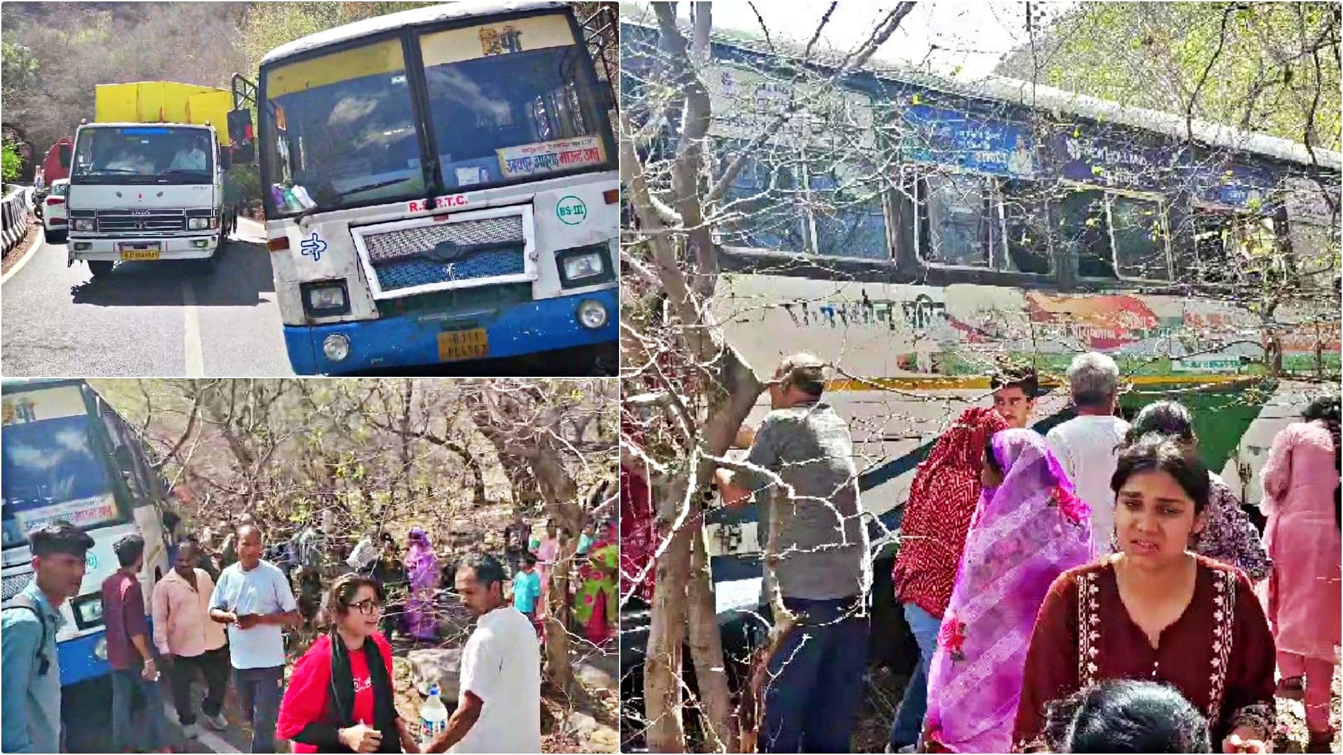 सिरोही में टला बड़ा बस हादसा