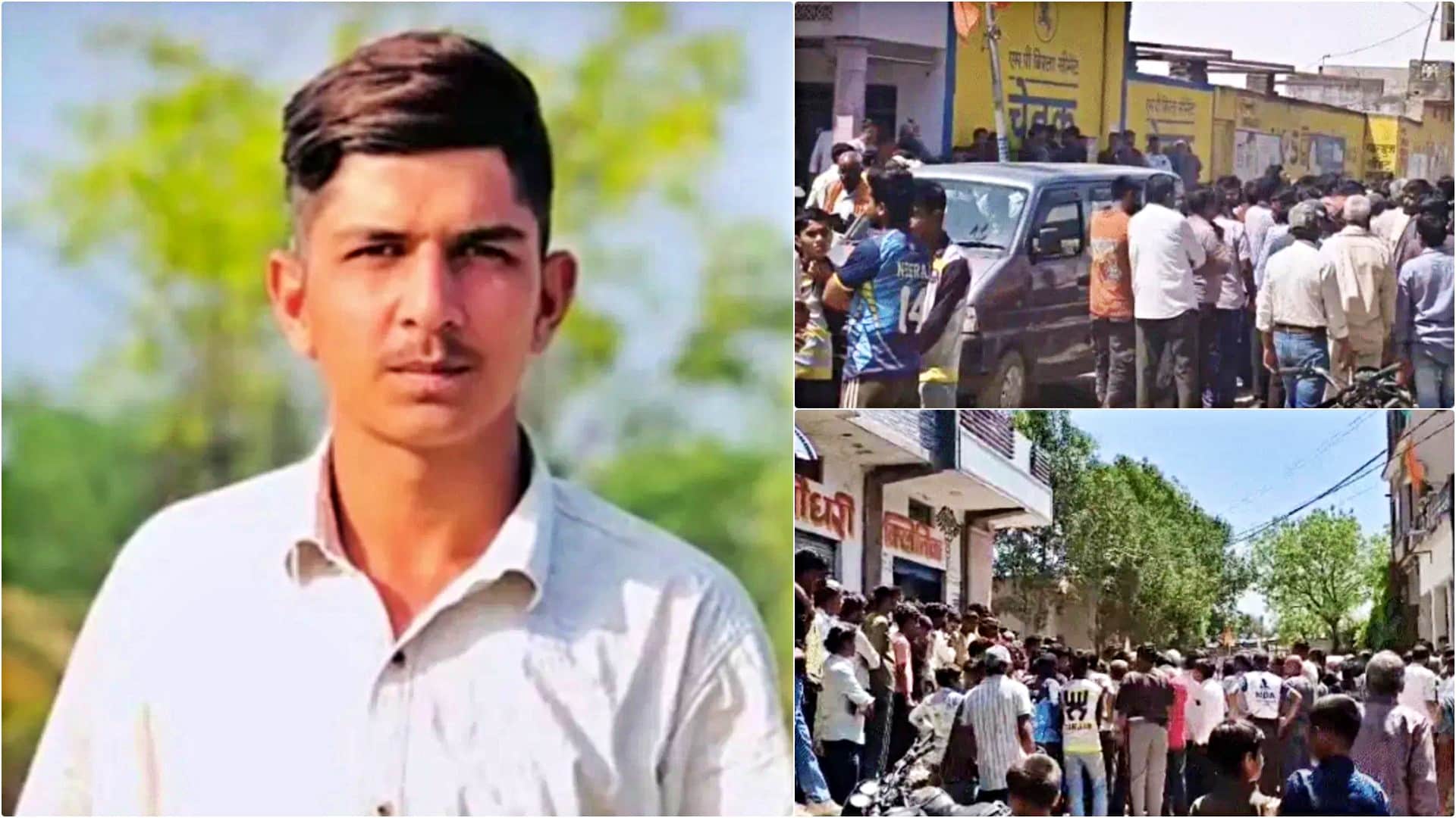 सड़क हादसे में युवक की मौत होने पर बवाल