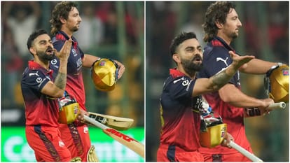 IPL 2026 RCB vs SRH: Virat Kohlis romantic gesture after Victory Blows a Flying Kiss to Anushka sharma