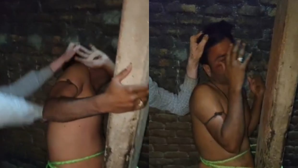 Youth Brutally Beaten After Being Tied to a Pole in Pilibhit