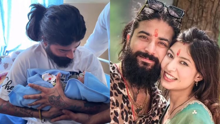 व्हील चेयर से अस्पताल पहुंचे अनुराग डोभाल, पहली बार बच्चे को गोद में लिया; पिता बनने को लेकर यूजर ने दी सलाह