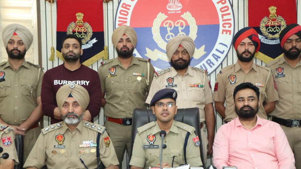 Two accused arrested for demanding two Crore ransom in Goldy Brars name in Jalandhar