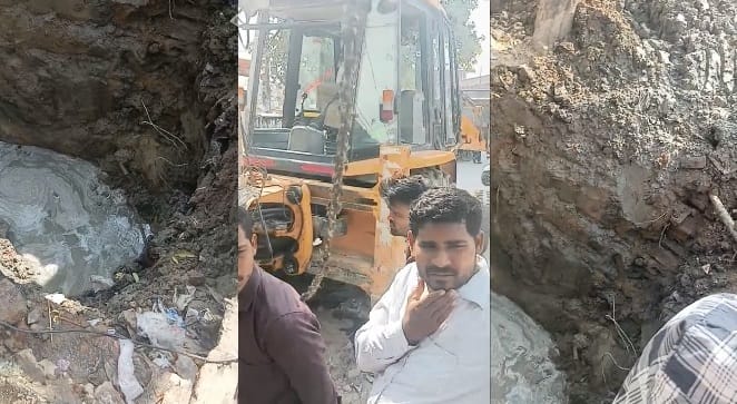 Kanpur PNG Pipeline Bursts During CM Grid Work Gas Supply to Hundreds of Homes Disrupted CUGL Repairs