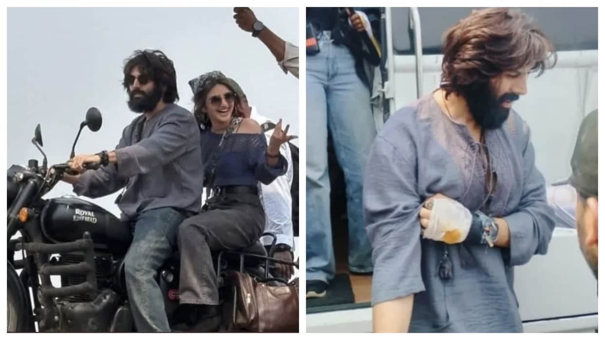 Kartik Aaryan sports rugged long hair and a beard in leaked pictures from the Anurag Basu film with sreeleela