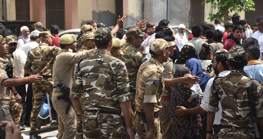 मैनाठेर कांड में सजा सुनाए जाने से पहले कोर्ट परिसर की सुरक्षा कड़ी की गई