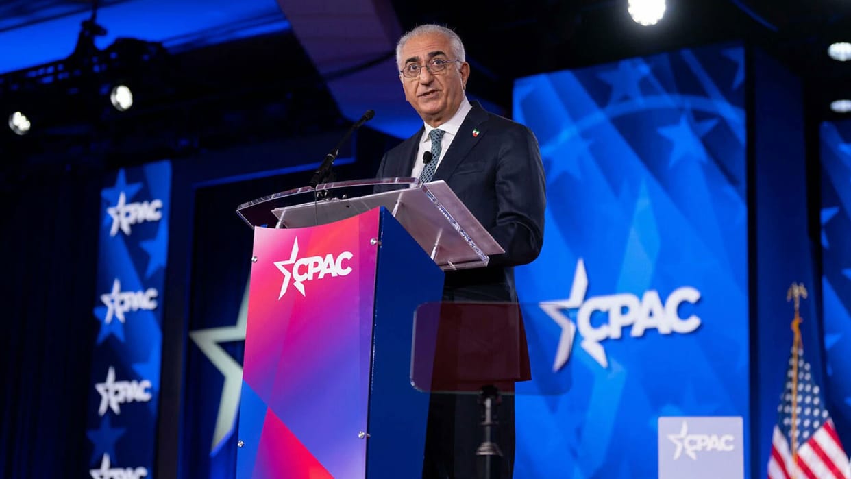 west asia tensions Reza Pahlavi called for change of power in Iran and praised US strikes amidst