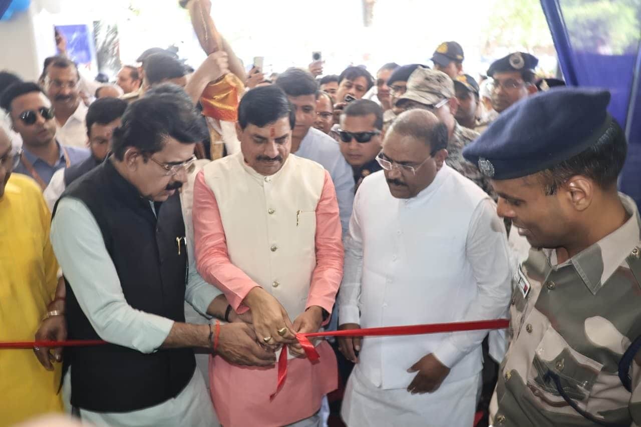 Indore News CM Mohan Yadav new airport terminal and Narmada projects