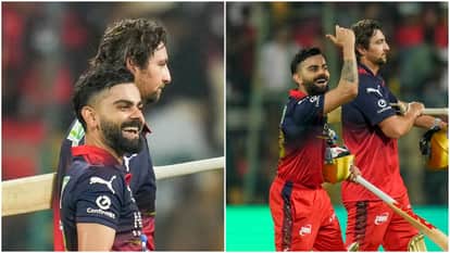 IPL 2026 RCB vs SRH: Virat Kohlis romantic gesture after Victory Blows a Flying Kiss to Anushka sharma