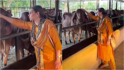 Esha Deol Visit To Late Father Dharmendra farmhouse shares video says Where I find peace