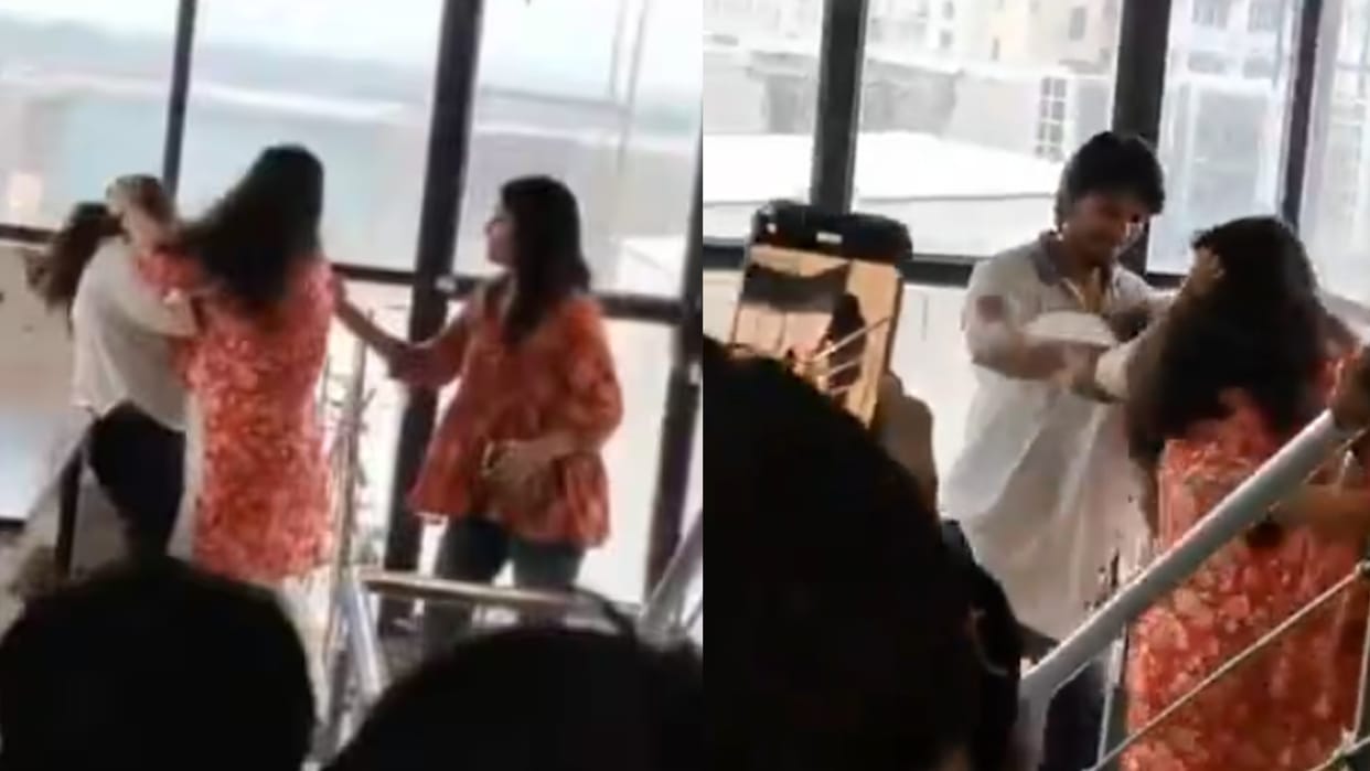 galgotias university two girls fight over best friends boyfriend crush video goes viral