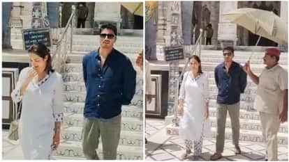 Malaika Arora Visits Adinath Jain Temple In Rajasthan With Rumoured Boyfriend Harsh Mehta Photos Goes Viral