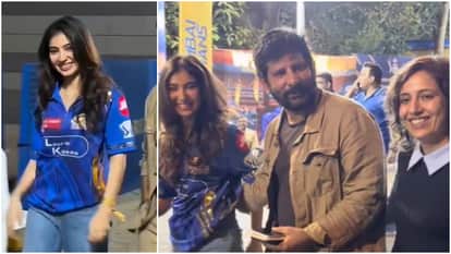 Amid Dhurandhar 2 Success Sara Arjun Mobbed After IPL Match At Wankhede Stadium Father Raj Arjun Protects Her