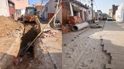 Work in private colonies of Hathras