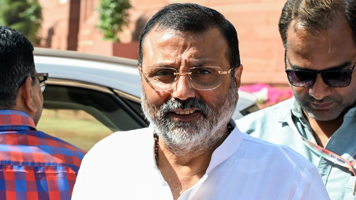 Nishikant Dubey defends remarks on Biju Patnaik says Never disrespected Biju Babu targets Nehru Gandhi family