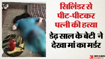Wife beaten to death with LPG cylinder in delhi