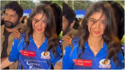 Amid Dhurandhar 2 Success Sara Arjun Mobbed After IPL Match At Wankhede Stadium Father Raj Arjun Protects Her