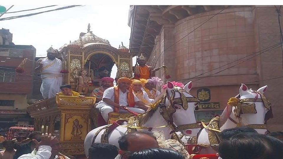 Mahavir Swami Shaobah Yatra in Hathras