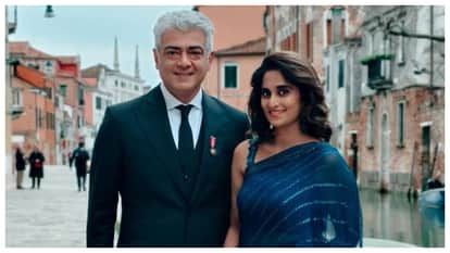 Ajith Kumar cooks his signature biriyani while wife Shalini playfully teases him Viral Video