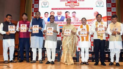 Nirmala Sitharaman Releases BJP Manifesto for Assam Assembly Elections, Highlights Decade of Transformation