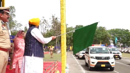 CM Bhagwant Mann flags off 508 Emergency Response Vehicles in Sangrur