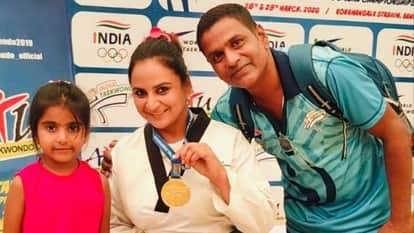 Indore News Para Taekwondo player Sapna Sharma wins fourth consecutive national gold medal