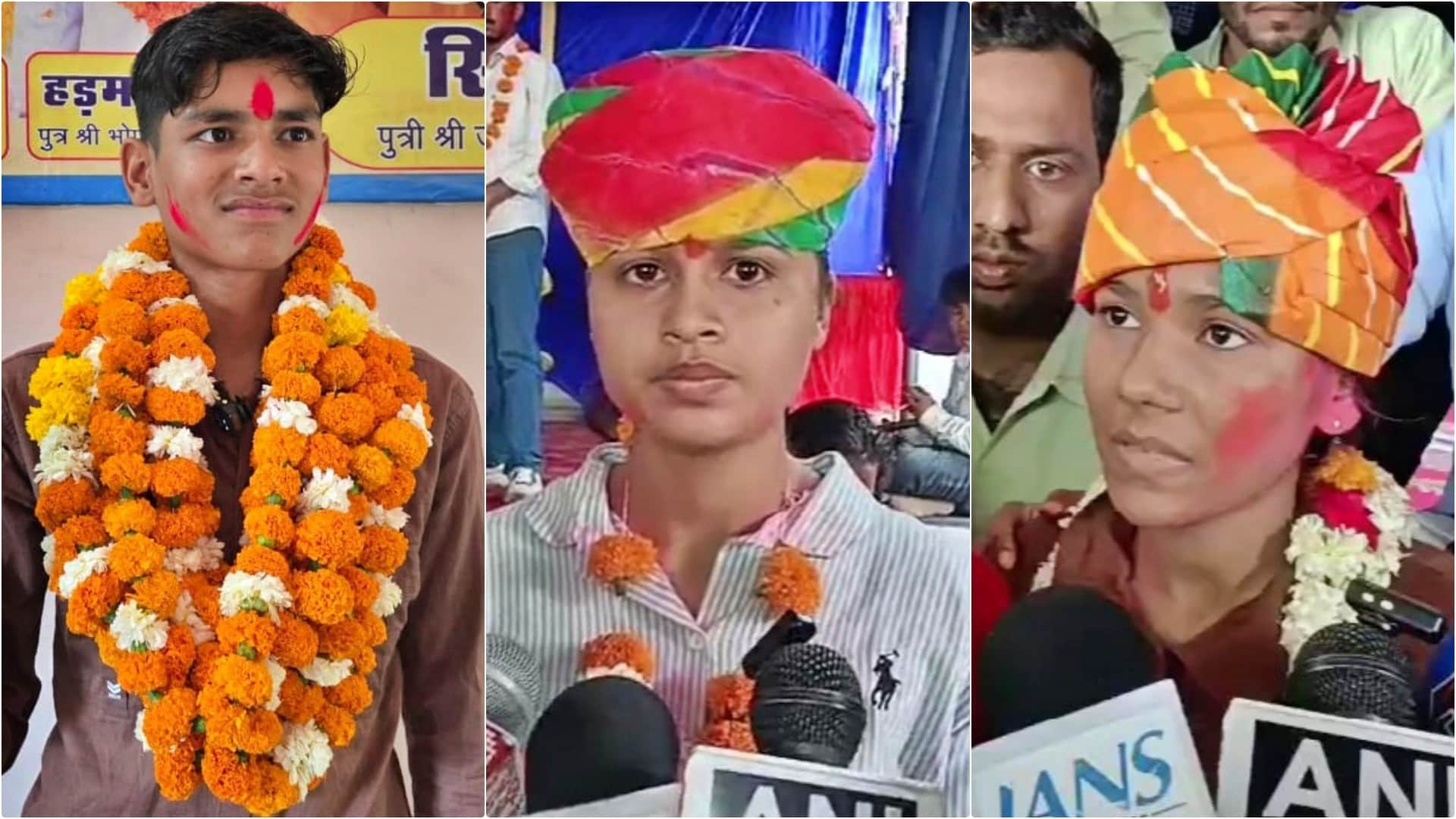 छात्र हनुमान गिरी, छात्राएं आयशा और मानसी