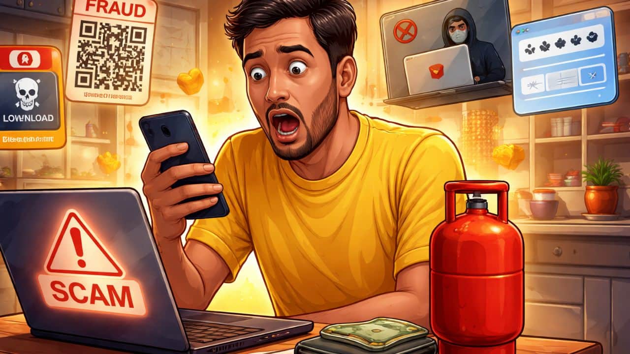 government warning lpg gas booking scam safety tips details