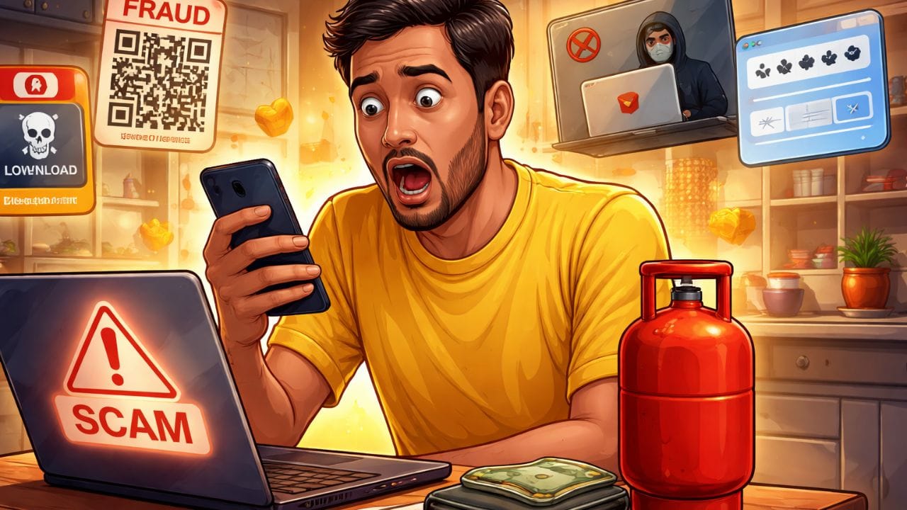 LPG Booking Scam: рдЧреИрд╕ рд╕рд┐рд▓реЗрдВрдбрд░ рдмреБрдХ рдХрд░рддреЗ рд╣реА рдЦрд╛рд▓реА рд╣реЛ рд░рд╣реЗ рдмреИрдВрдХ рдЕрдХрд╛рдЙрдВрдЯ; рдЪрд▓ рд░рд╣рд╛ рдмрдбрд╝рд╛ рдлрд░реНрдЬреАрд╡рд╛рдбрд╝рд╛, рдЬрд╛рд░реА рд╣реБрдЖ рдЕрд▓рд░реНрдЯ government warning lpg gas booking scam safety tips details