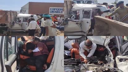 Car and Tractor-Trolley Collide in Mathura