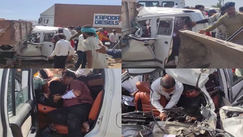 मथुरा में भीषण हादसा।