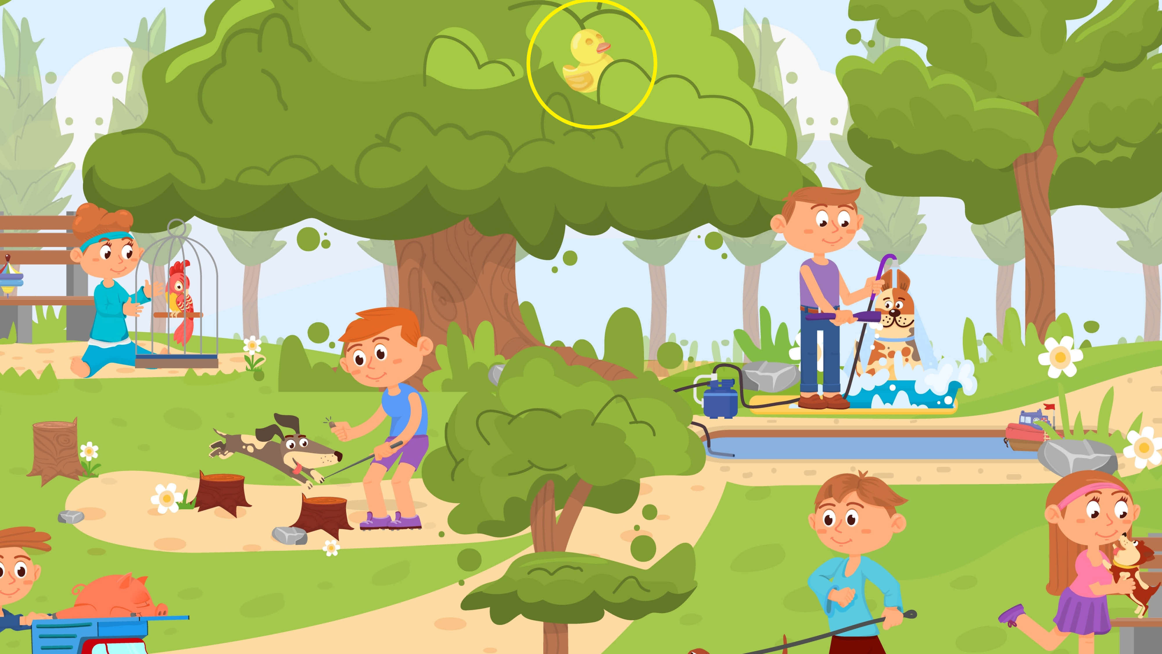 Brain Teaser Game Can You Find Hidden Duck In 15 Second Look At This Optical Illusion Image